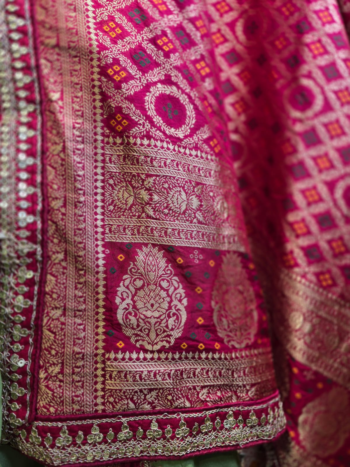 Albeli Sage Green Embroidered Lehenga