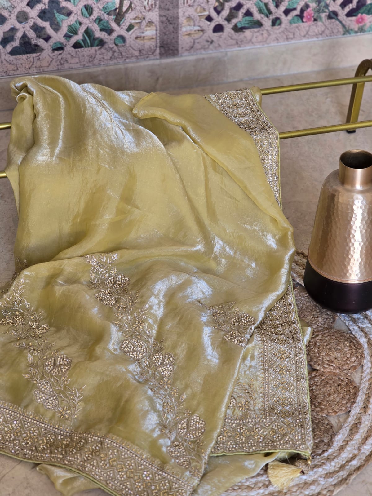 Gilded Whisper Saree