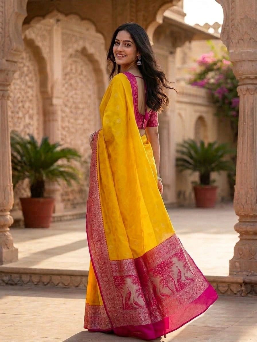 Parijat Satin Saree