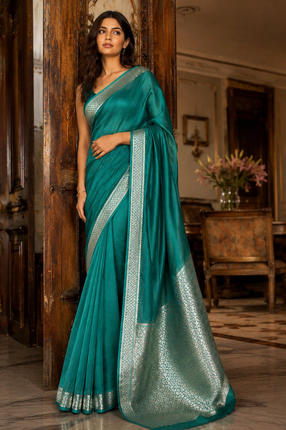 Aanchal- Pure Organza Silk saree