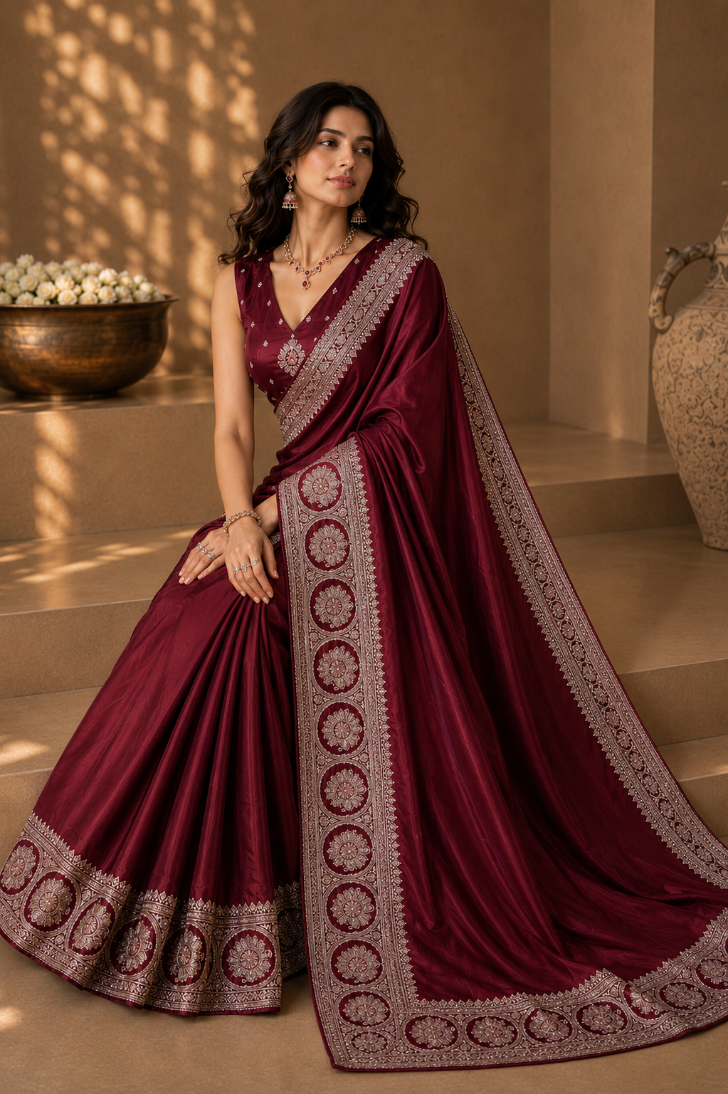 Orchid Noir Saree