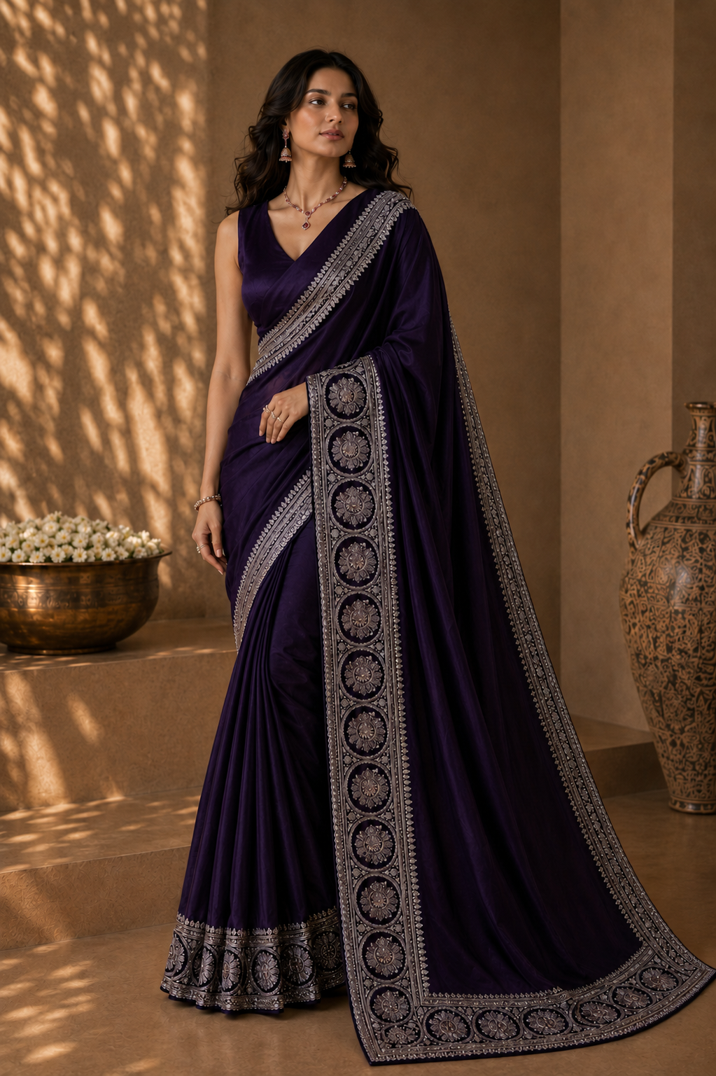 Orchid Noir Saree