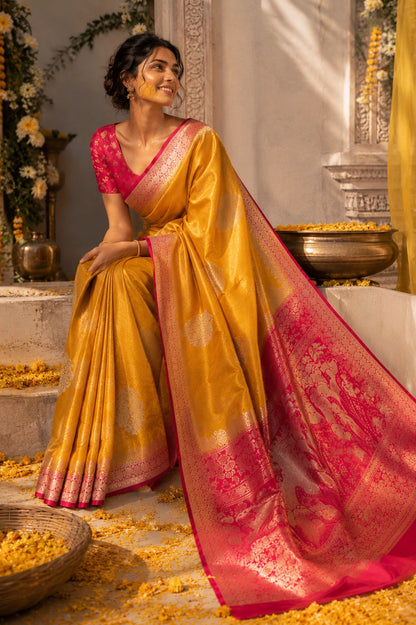 Parijat Satin Saree