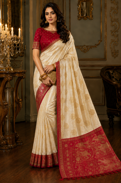 Parijat Satin Saree