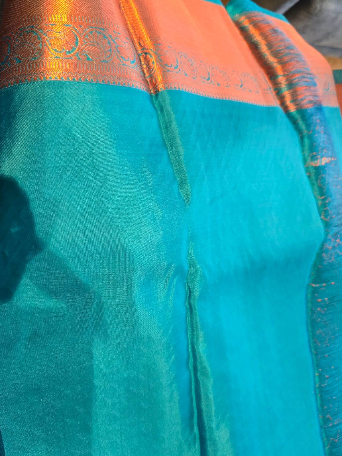 Pure Handloom Kanchipuram Silk Saree with Traditional Zari Weaving