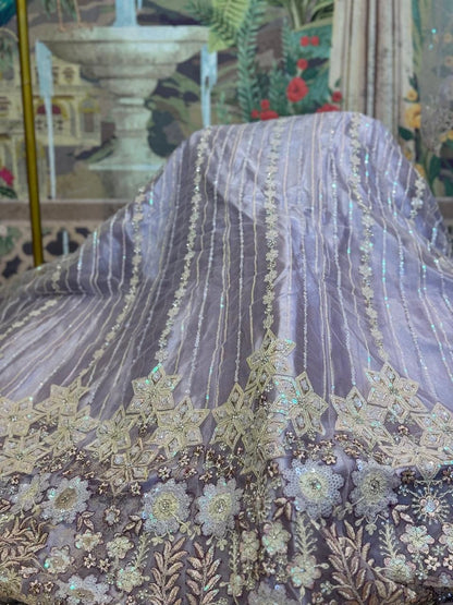 Chandni Lavender Sequin Embroidered Lehenga