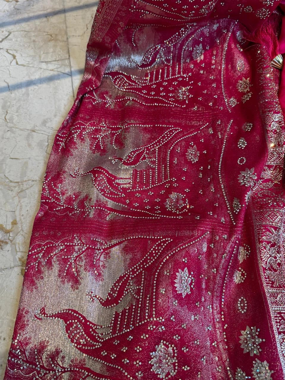Parijat Satin Saree