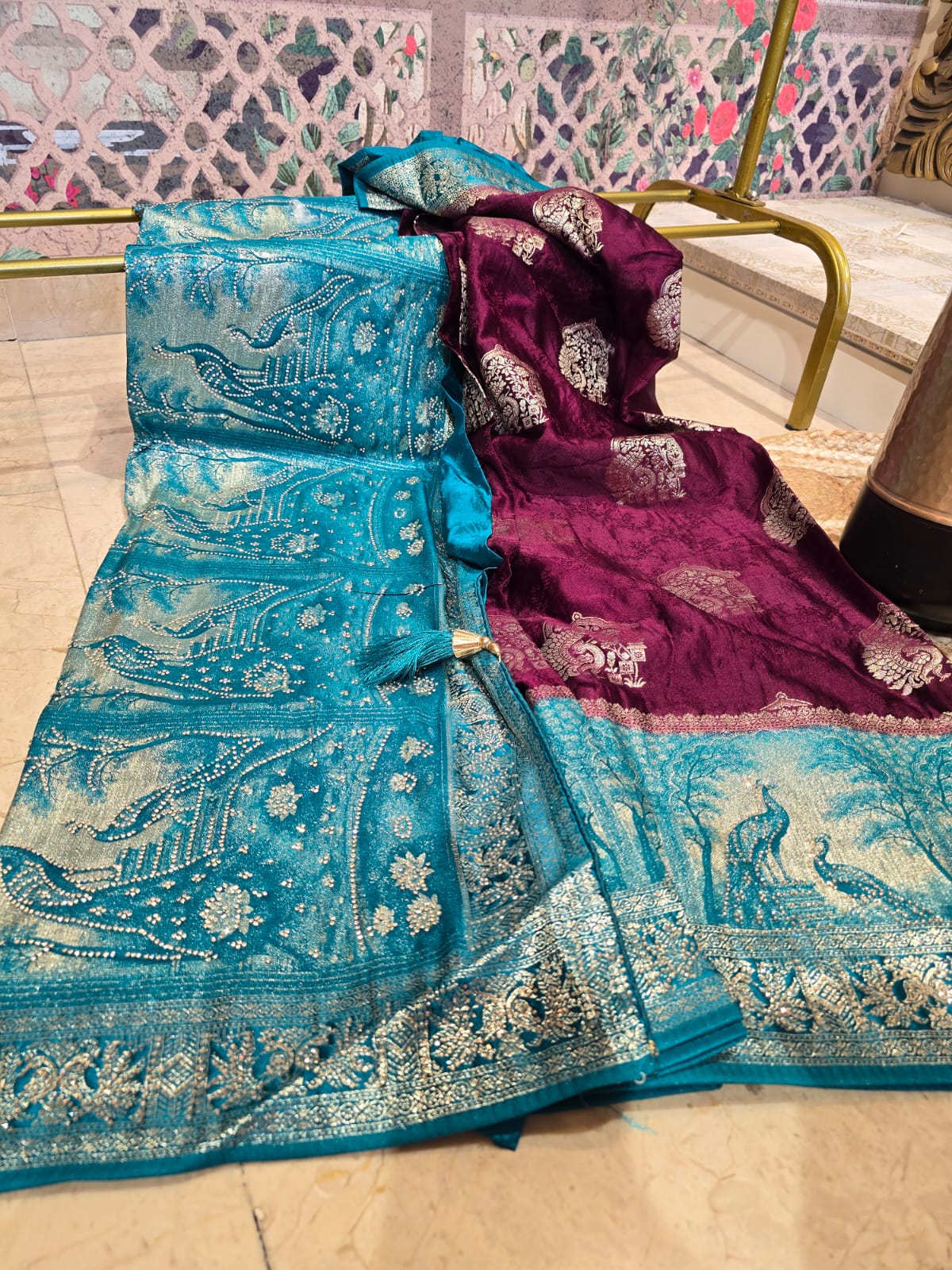 Parijat Satin Saree