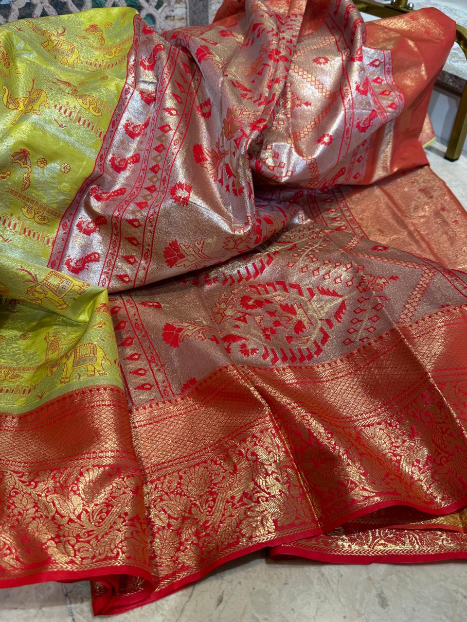 Rajwadi Kanjivaram Silk Saree