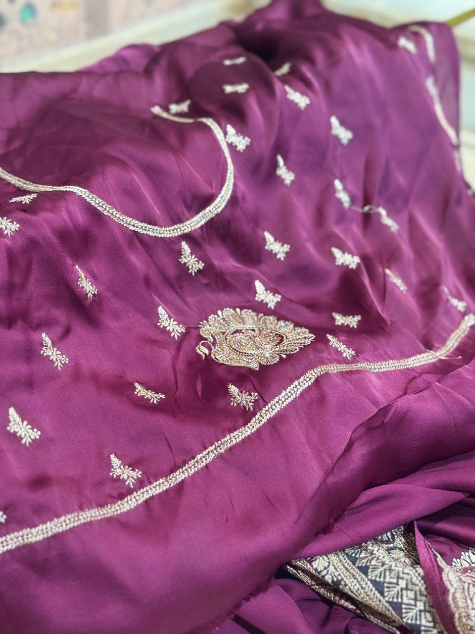 Orchid Noir Saree
