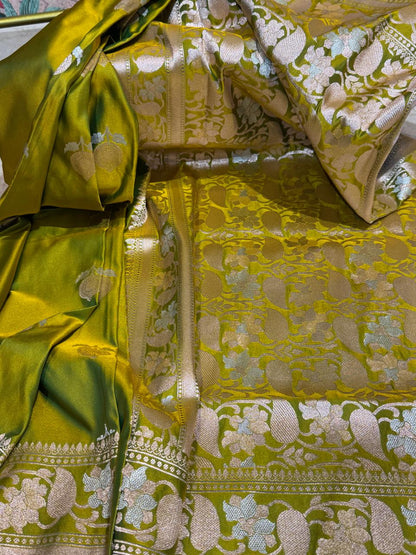 Olive Symphony Soft Silk Saree