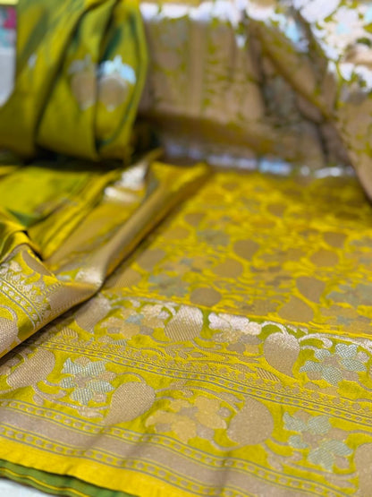 Olive Symphony Soft Silk Saree