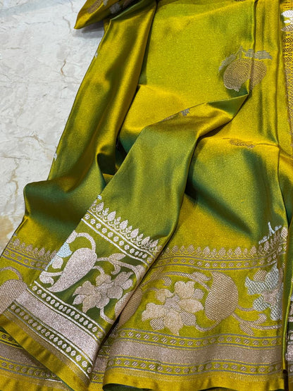 Olive Symphony Soft Silk Saree