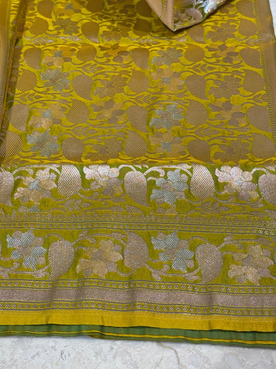 Olive Symphony Soft Silk Saree