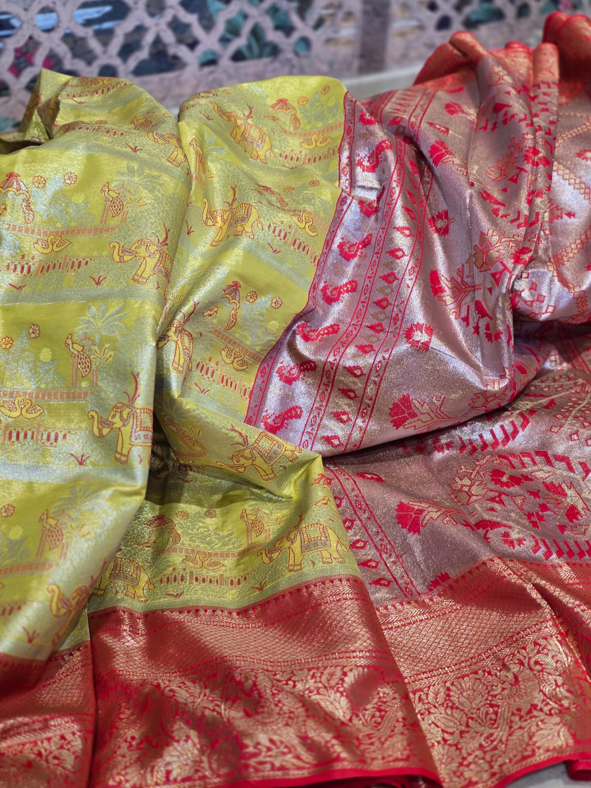 Rajwadi Kanjivaram Silk Saree