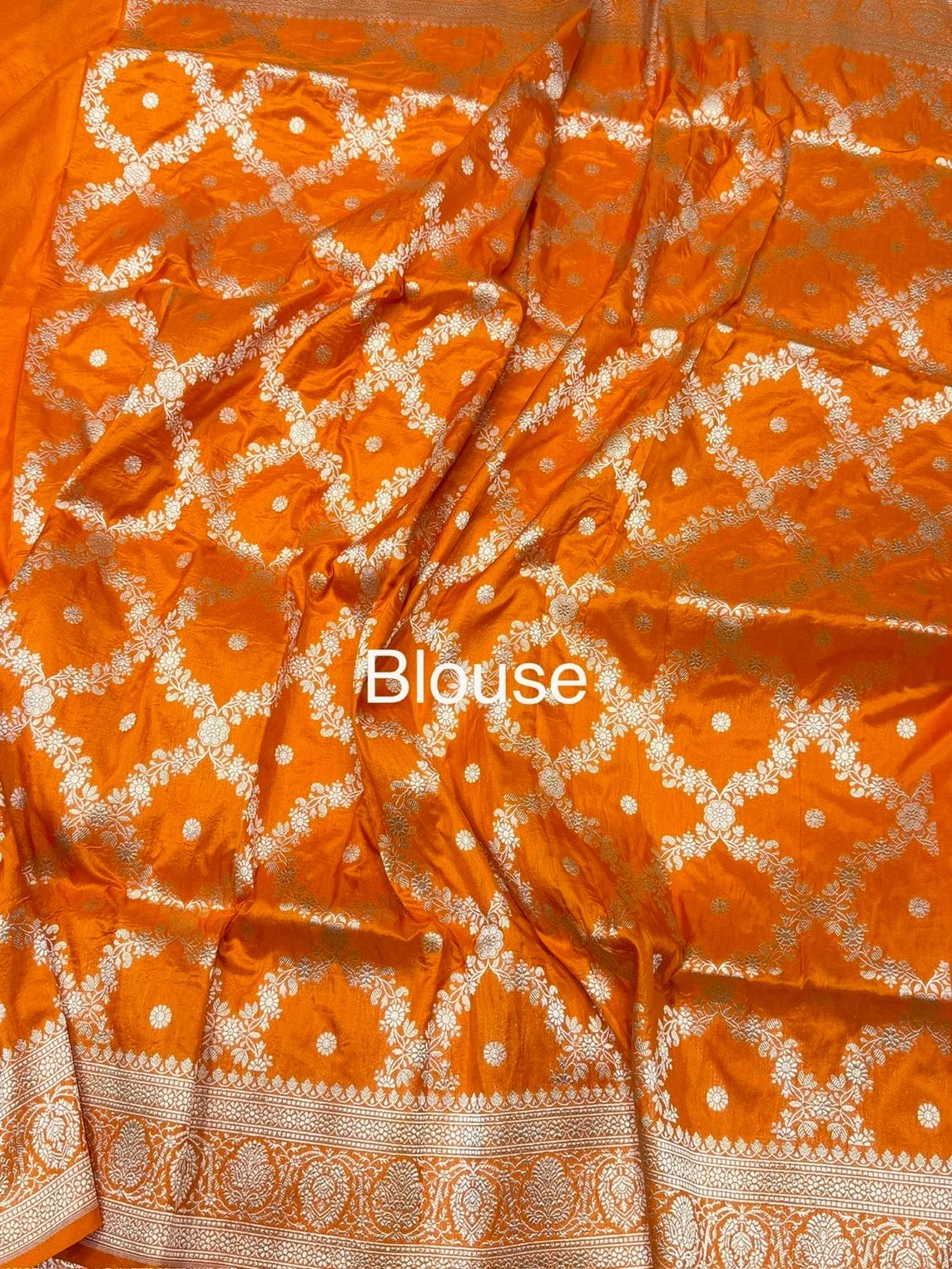 Pure Silk Mushroo Katan Saree with Traditional Cutwork Weaving