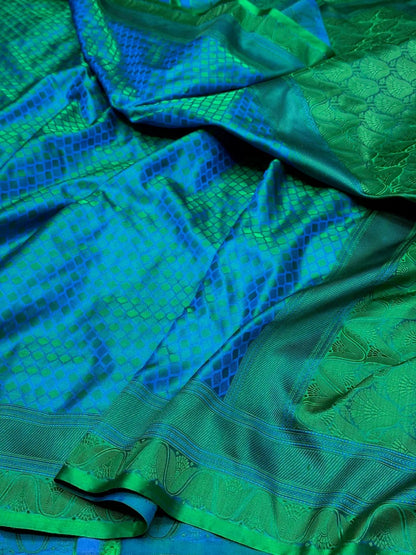 Mayuri Tanchoi Banarasi Saree