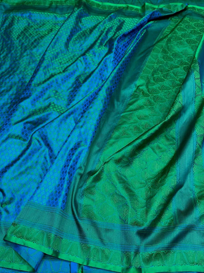 Mayuri Tanchoi Banarasi Saree