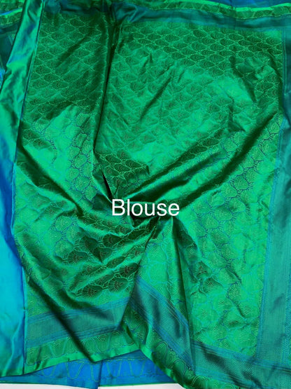 Mayuri Tanchoi Banarasi Saree