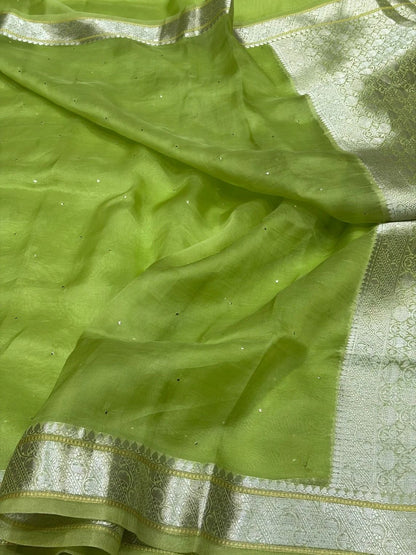 Aanchal- Pure Organza Silk saree