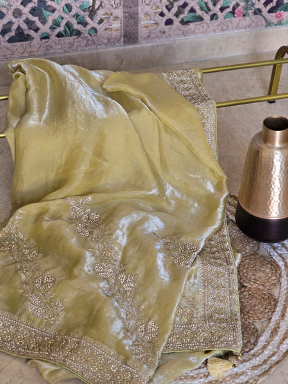 Gilded Whisper Saree