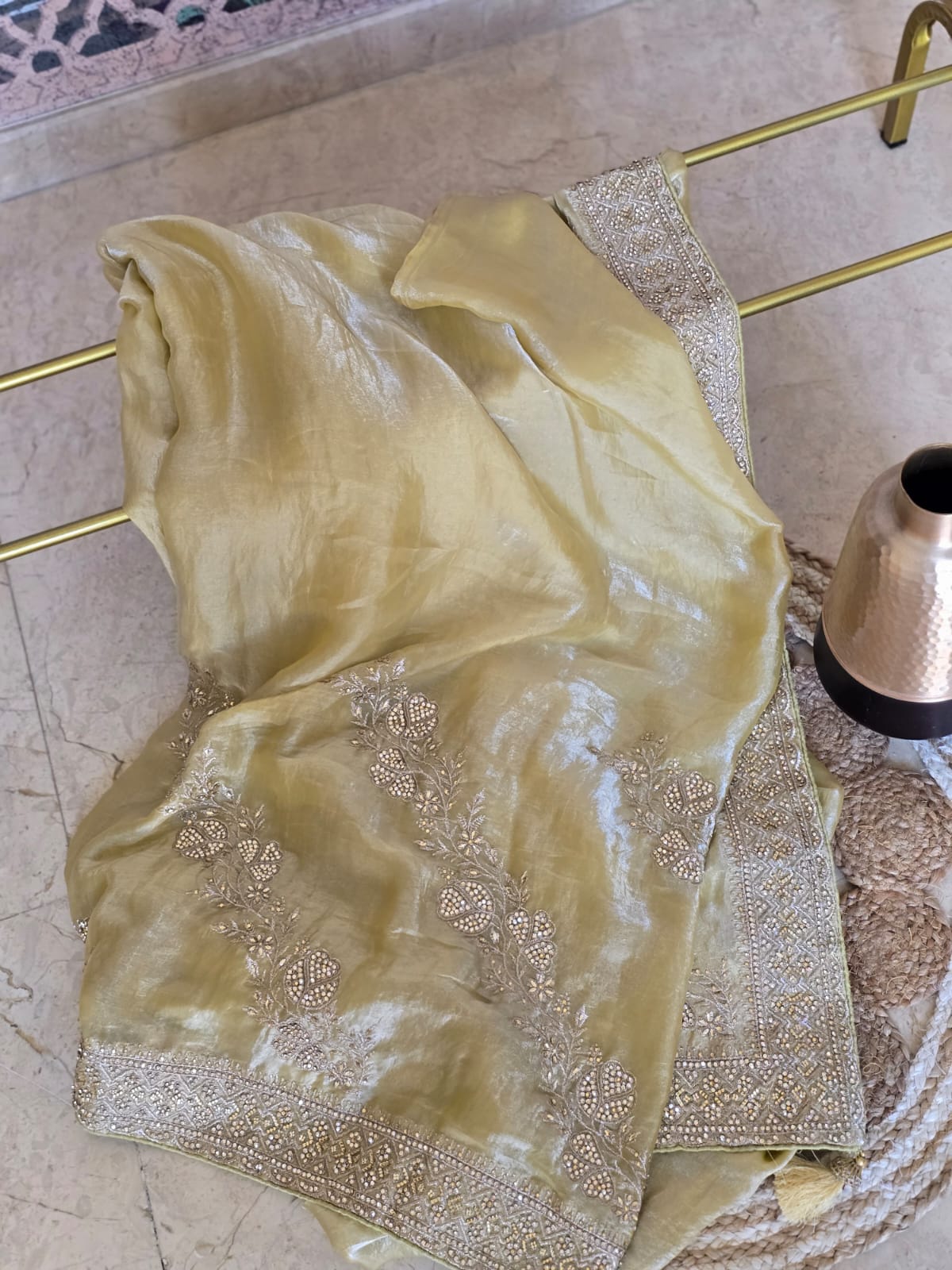 Gilded Whisper Saree
