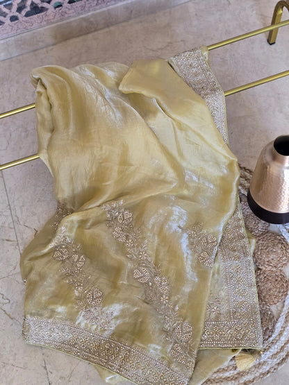 Gilded Whisper Saree