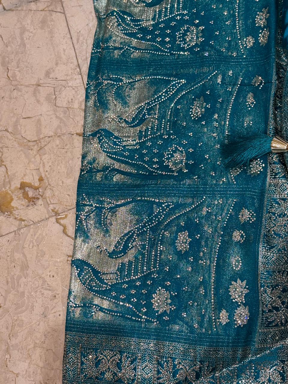 Parijat Satin Saree