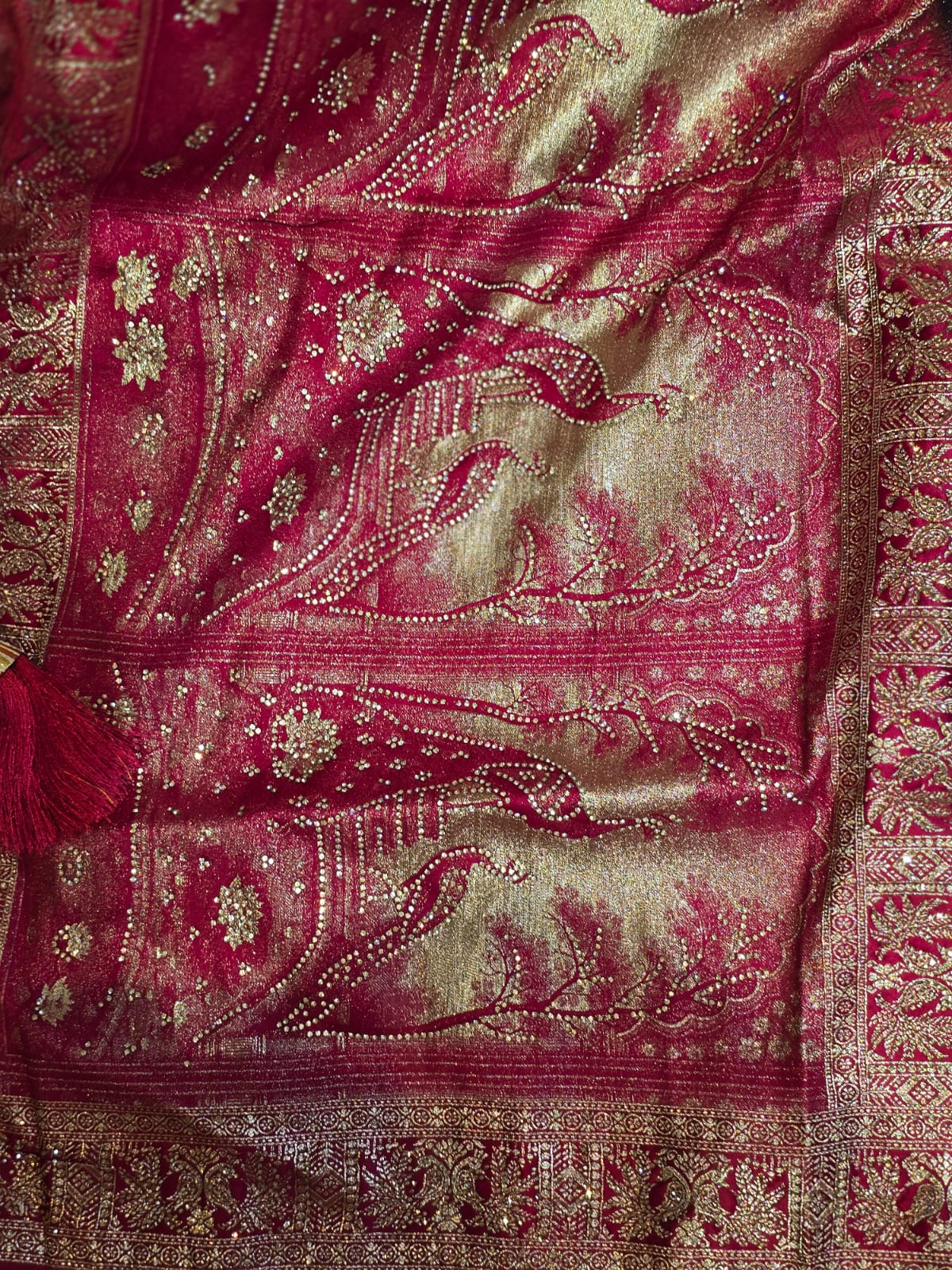 Parijat Satin Saree