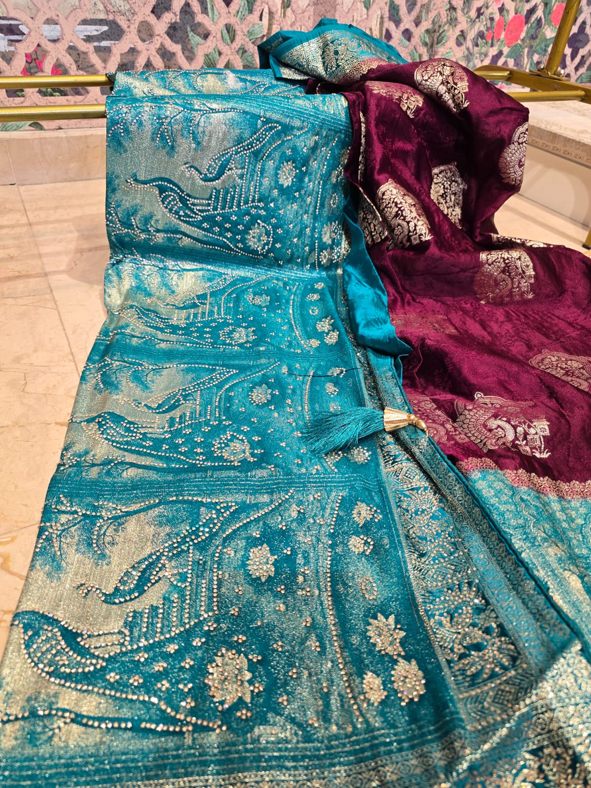 Parijat Satin Saree