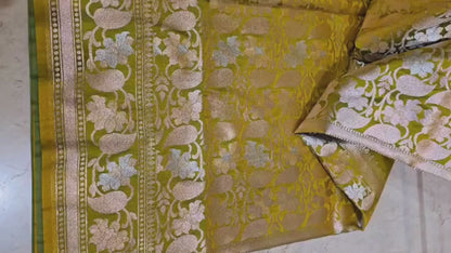 Olive Symphony Soft Silk Saree